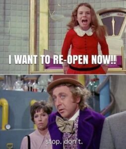 Stupid Bar Memes when you want things to reopen now