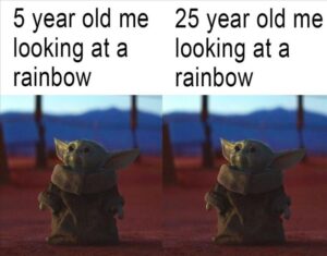 Stupid Bar Memes when you see a rainbow