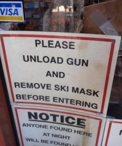 Stupid Bar Memes funny signs 6