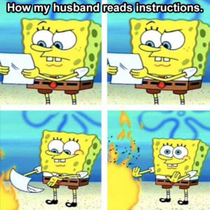 Stupid Bar Memes mybhusbandbreadingbthebinstructionsbIbleftbhimbonbhowbtobtakebcarebofbthebkids