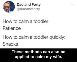 Stupid Bar Memes when you calm your wife