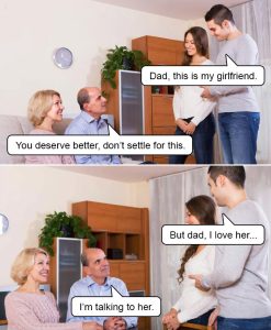 Stupid Bar Memes introducingsgirlfriendstosfamily