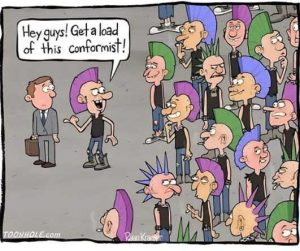 Stupid Bar Memes liberalssmohawkscoloredshairsget