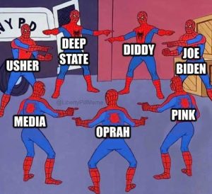 Stupid Bar Memes spidermanspointsushersdiddysbide