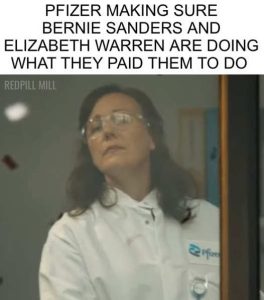 Stupid Bar Memes pfizer ernie warren