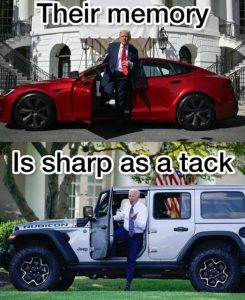 Stupid Bar Memes trumpsbideuseslawnscar