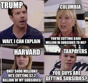 Stupid Bar Memes trumpscudiessharvard