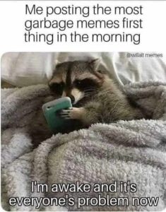 Stupid Bar Memes garbagesmemessfirststhingsmornin
