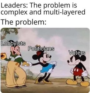 Stupid Bar Memes lobbyisanssvotersspro