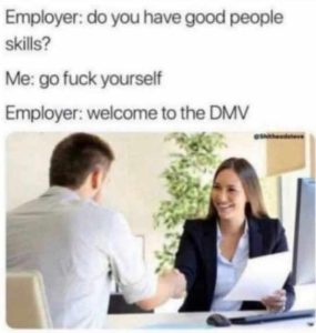 Stupid Bar Memes dmvpeoplesskills